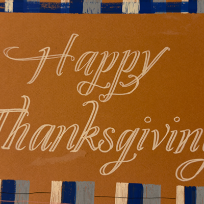 Happy Thanksgiving 3 by Evelyn Moos