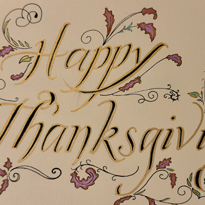 Happy Thanksgiving 4 by Evelyn Moos