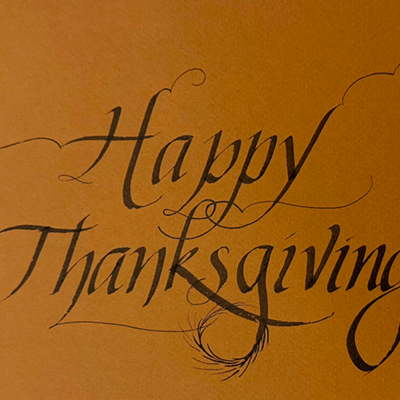 Happy Thanksgiving centerpiece 1 by Evelyn Moos